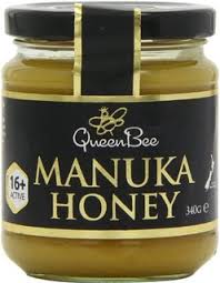 this image shows a jar of manuka honey