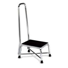 step stool with handrail