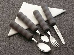 this image shows foam handled cutlery