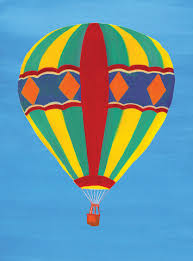 this image shows a hot air balloon from Active Minds