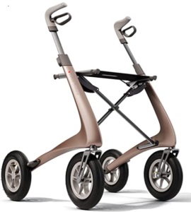 this image shows the top of the range ergonomic carbon rollator