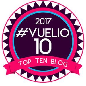 this image shows the emblem for the 2017 vuelio blog awards