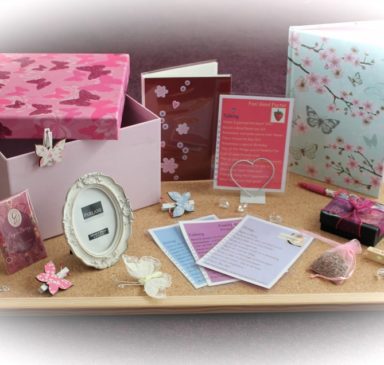 this image shows a range of items and activities to help someone with dementia